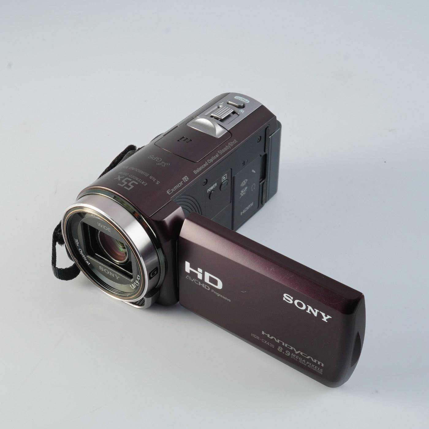 SONY HDR-CX430V Violet デジタルムービーカメラ – 山田写真機店