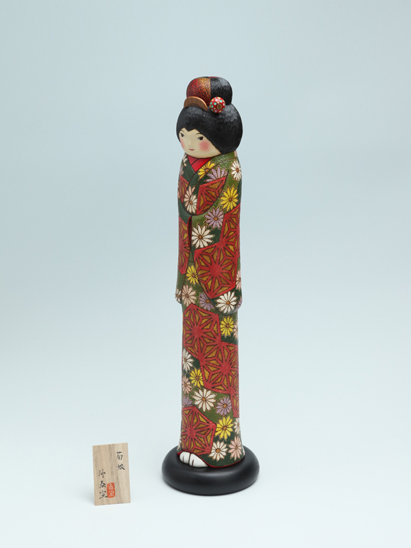 沖泰宣 猫こけし 猫こけしスコティッシュフォールド作家沖泰宣