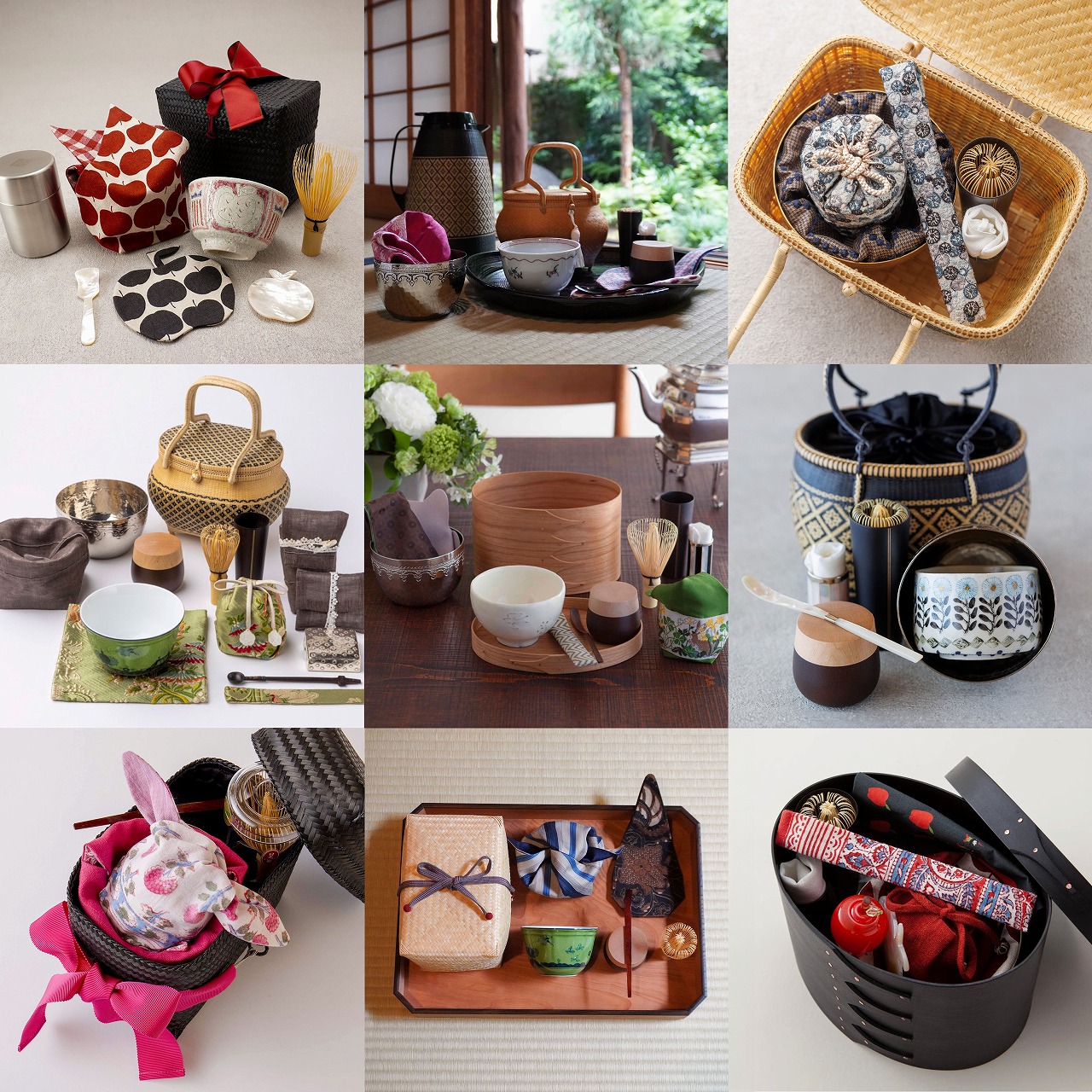 05 茶籠・茶箱セット