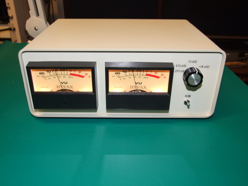 自作ステレオVUメーター173号機（富士計測器 FA-45） VUメーター自作