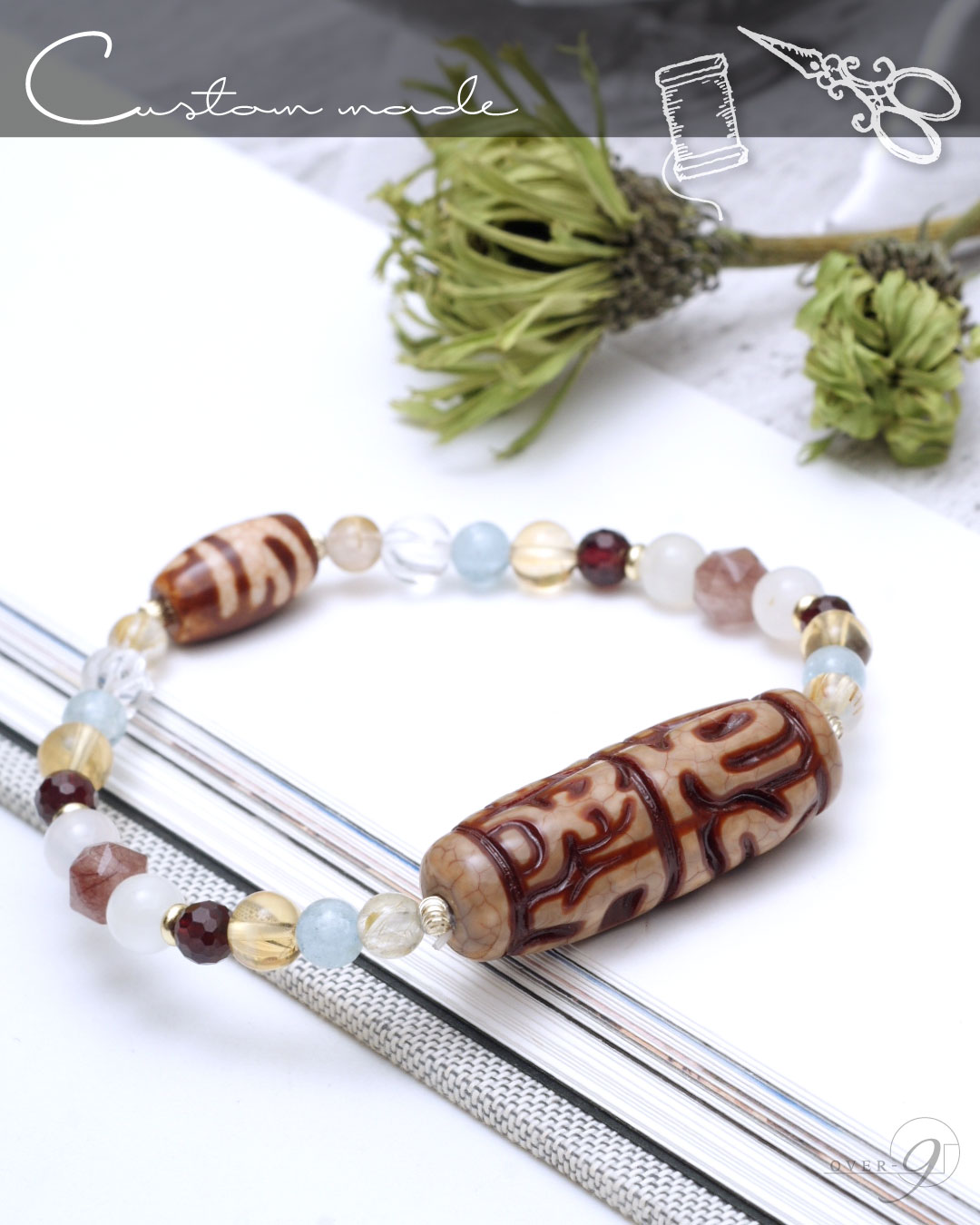 フルオーダーメイド 制作例 No.303 「 K様 ✻ 八大財神呪梵字天珠、普