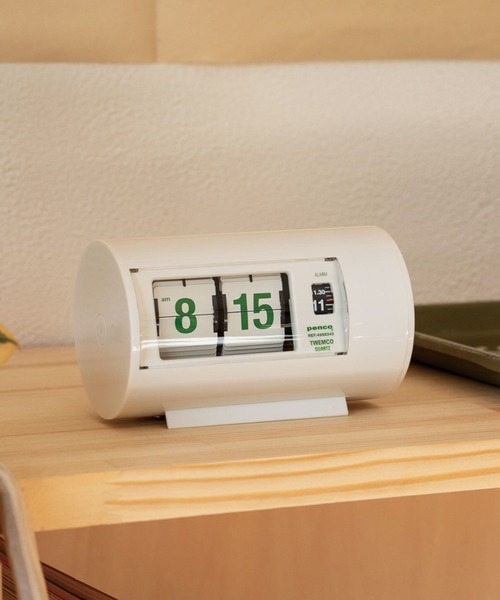penco 時計 TWEMCO ペンコ トゥエンコ デスククロック 置時計 パタパタ