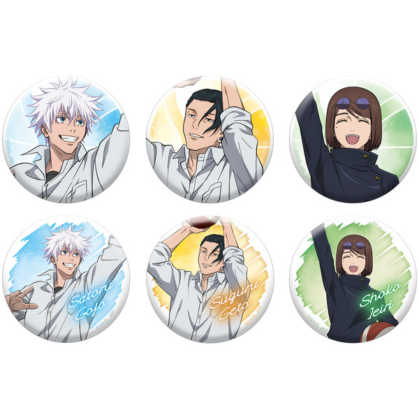 呪術廻戦0 缶バッジ 楽天くじ 教祖 夏油傑 五条悟 呪術廻戦0 缶バッジ