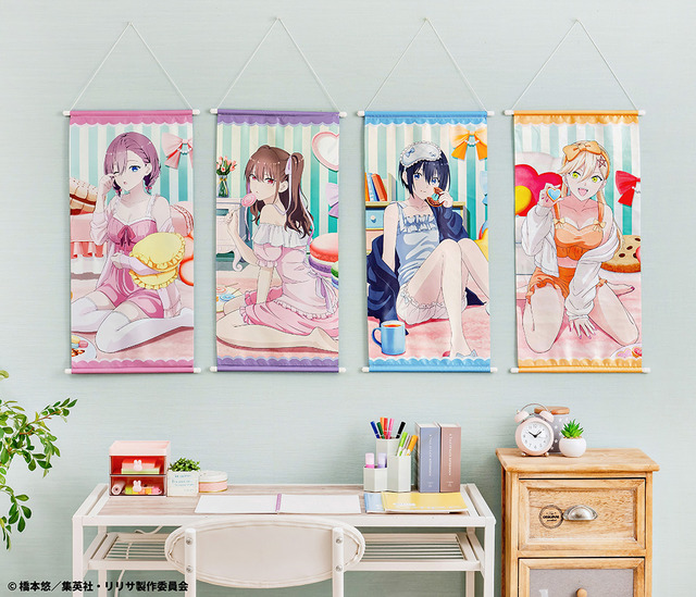 2.5次元の誘惑」リリサ・美花莉・ノノア・アリアがネグリジェ姿に