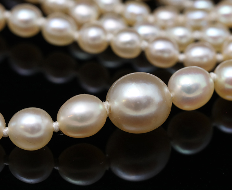 Antique Gallery Soleil アンティークジュエリー / 鑑定書付き 5mm珠