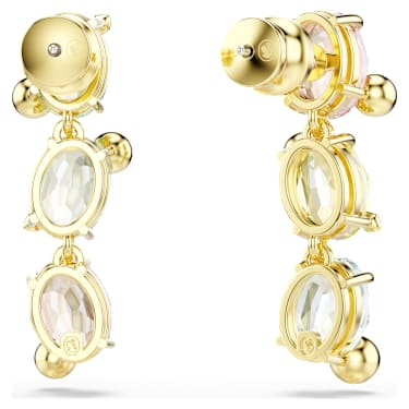 Gema ドロップピアス, アシンメトリーデザイン, ミックスカット