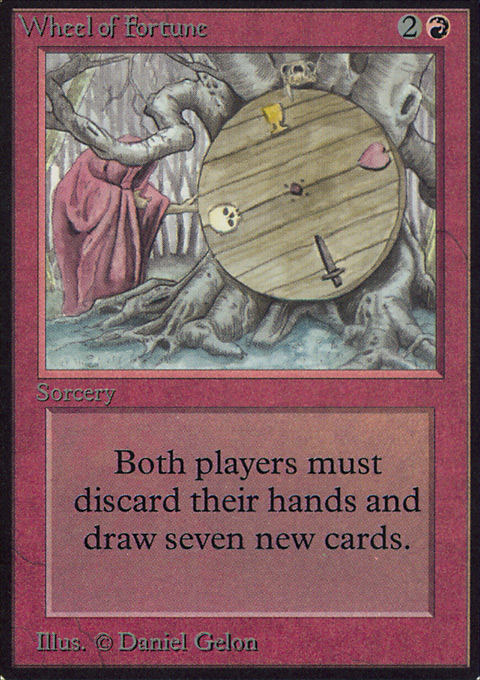 MTG Wheel of Fortune リバイズド 黒枠 FBB Wheel of Fortune (DE