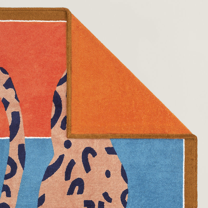 ビーチタオル 《パンテール・ア・ラ・プラージュ》 - マロン | Hermès