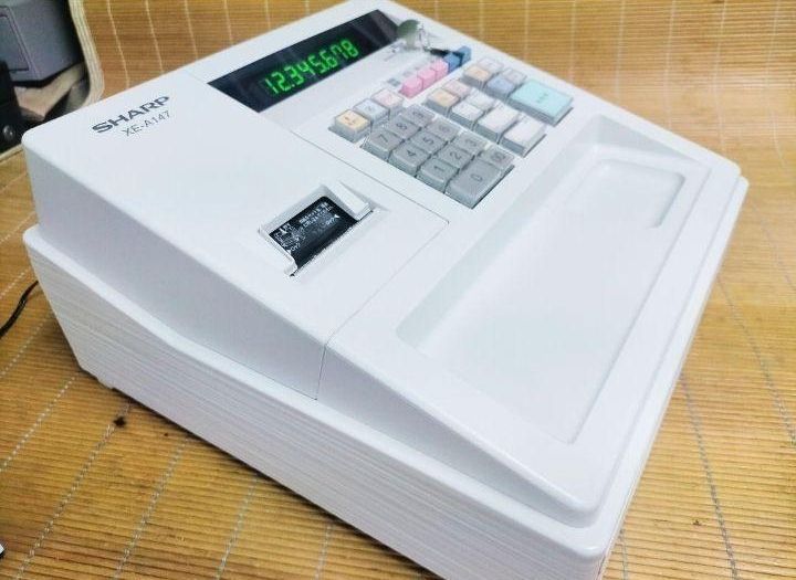 シャープレジスター XE-A147 PC連携売上管理フル設定無料 760346