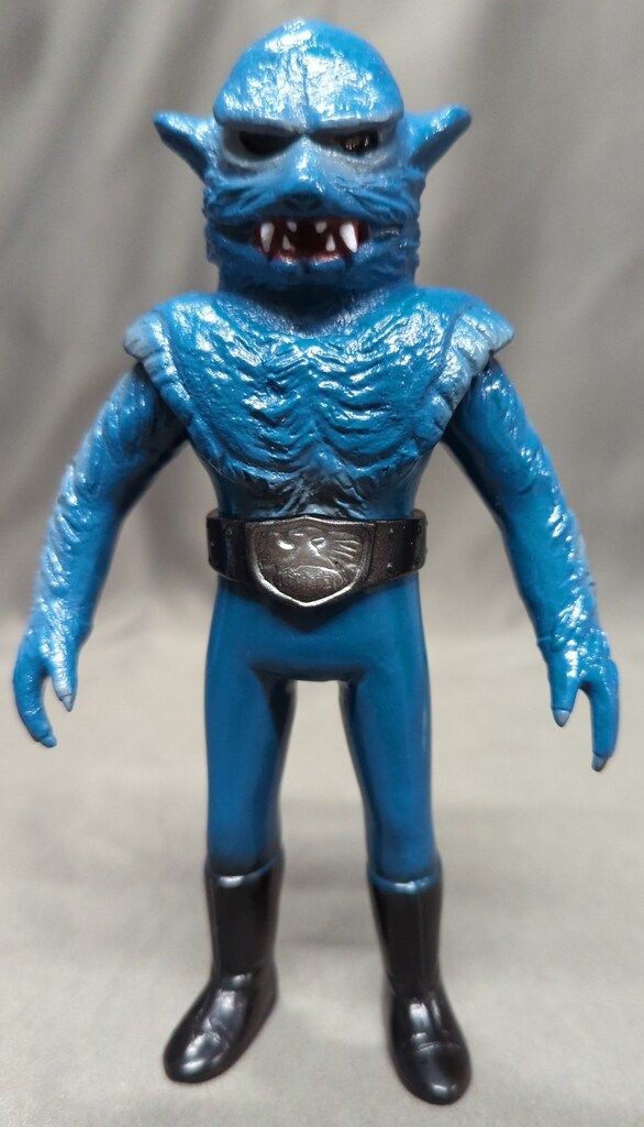 東映レトロソフビコレクション カメレオン男(新色蓄光)+ミニソフビ