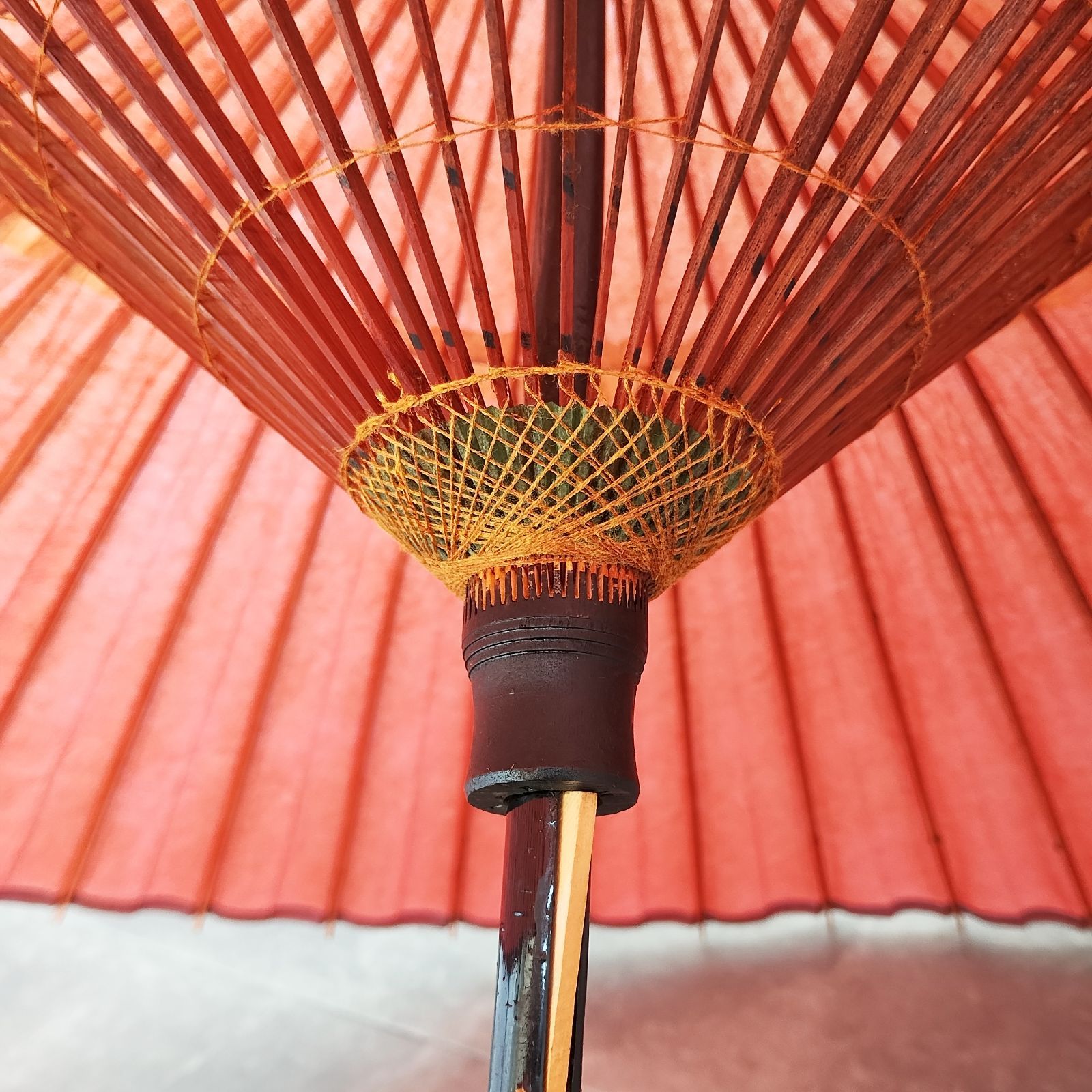 和傘 高級 羽二重傘 特選 千羽鶴 番傘 蛇の目傘 傘 USED 和傘の最高級