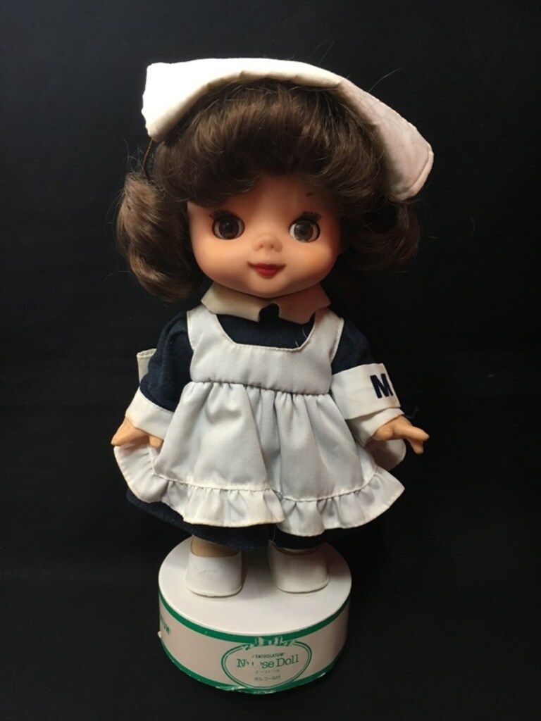 ロート オルゴール メンソレータム ナース人形 300mm