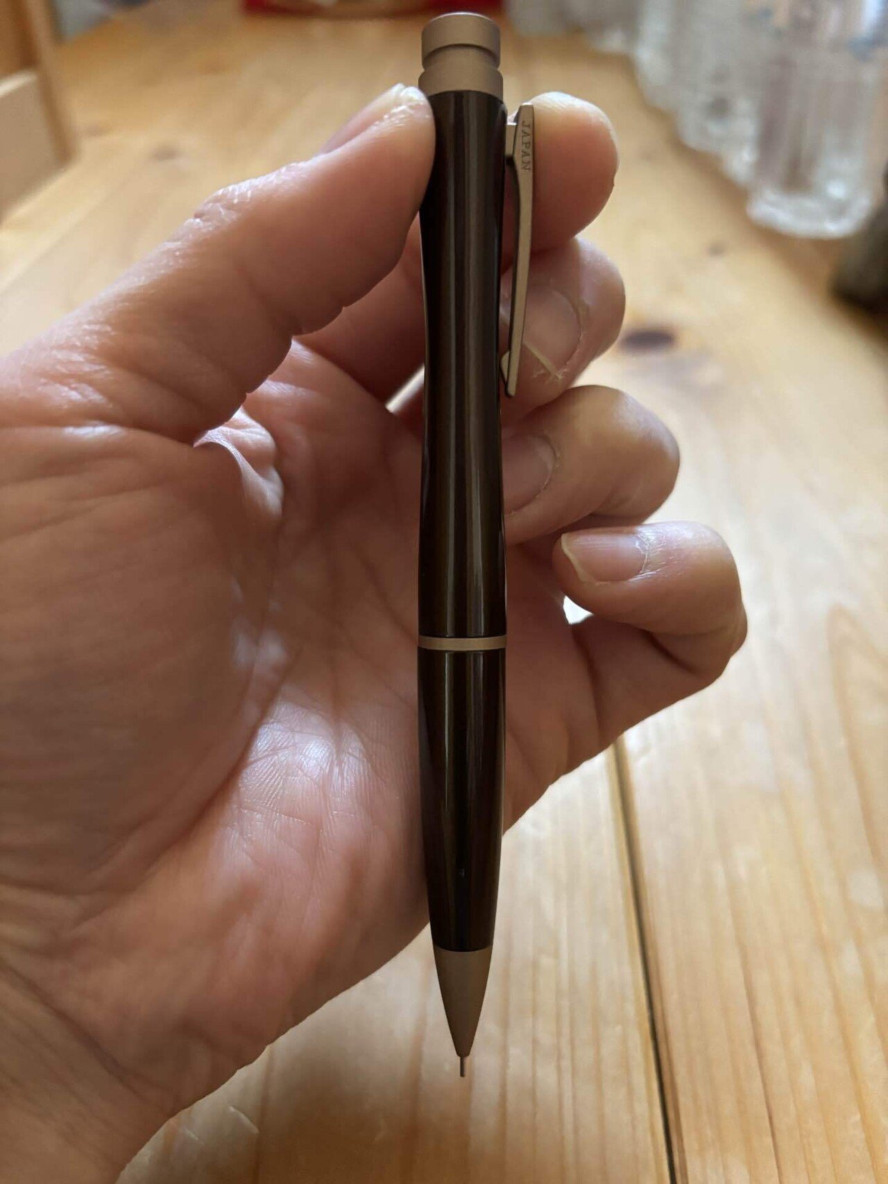 Seasar シーサー Aero 剛性感MAXシャープペン ダークブラウン 高級