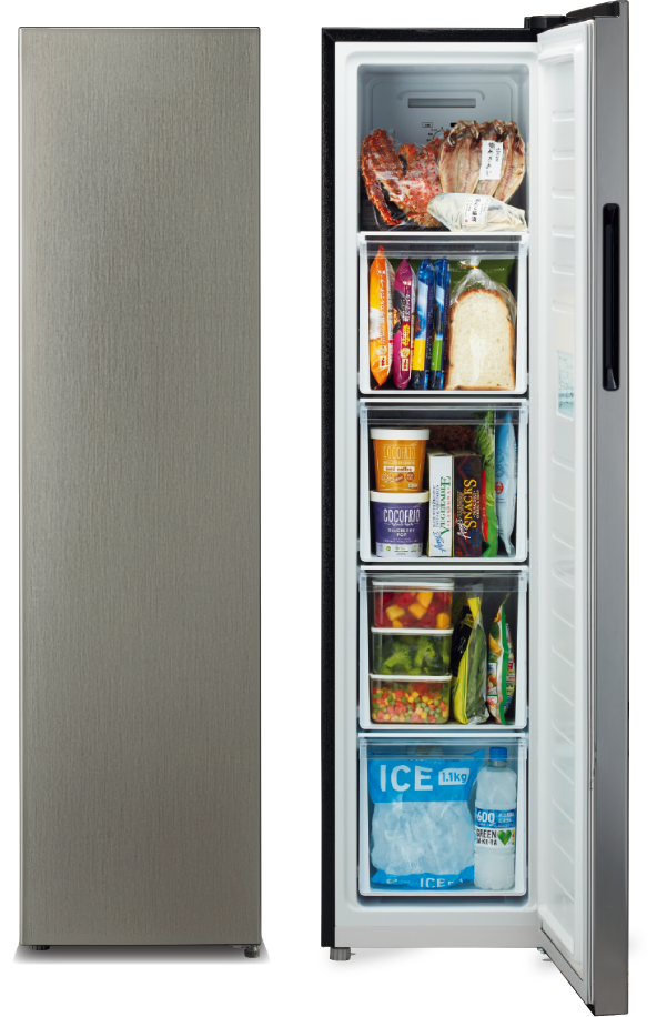 アクア AQUA 冷凍庫 102L AQF-SF10K(W) 2021年製 AQUA、容量102Lで幅36cm