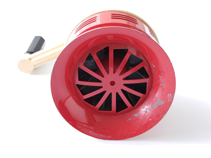 ハンド サイレン 手回し 手動 手廻し 消防 防災 赤尾 昭和 レトロ