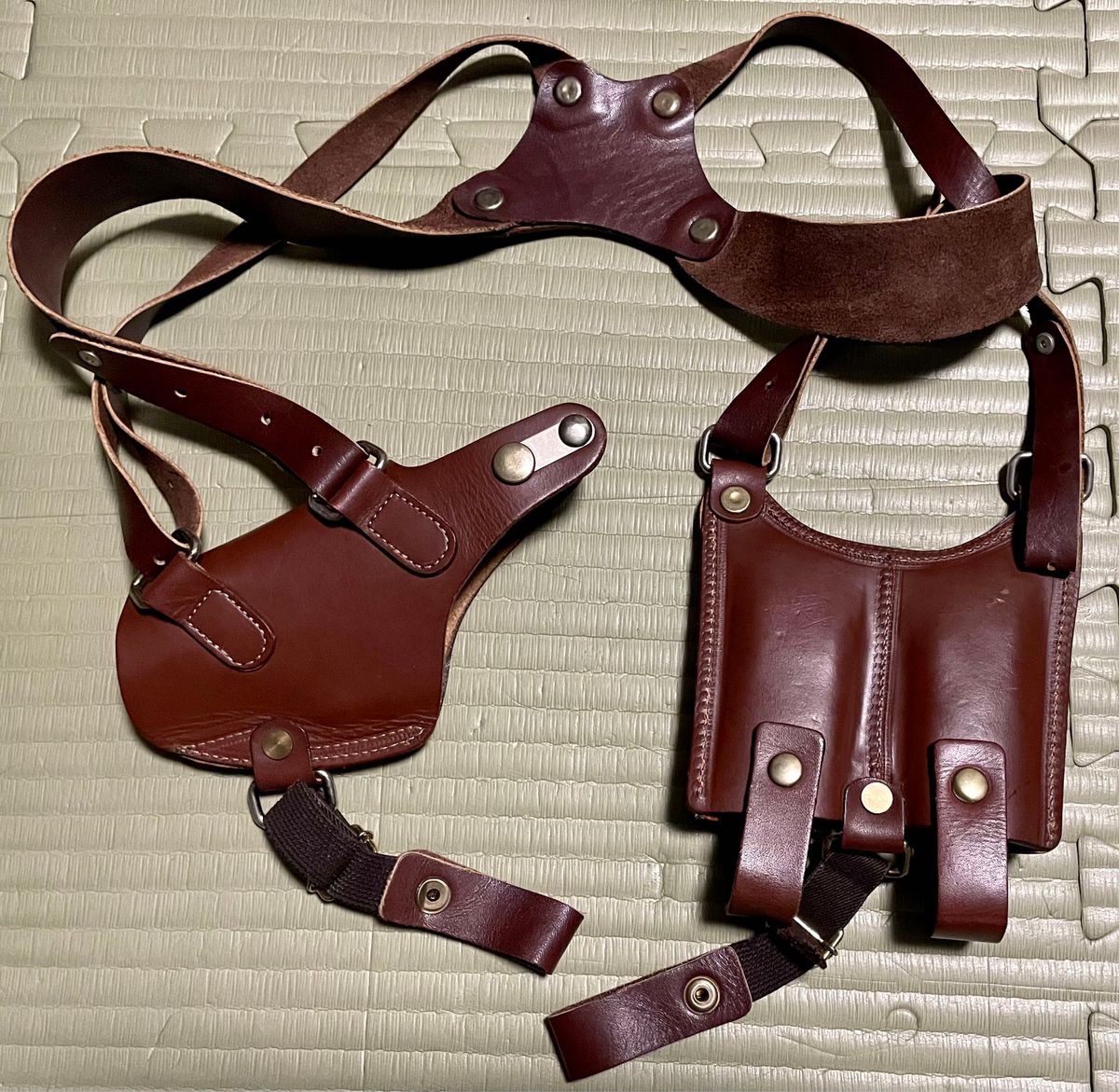 MARUSHIN ベレッタ M92F用 ショルダーホルスター 本革製 マルシン