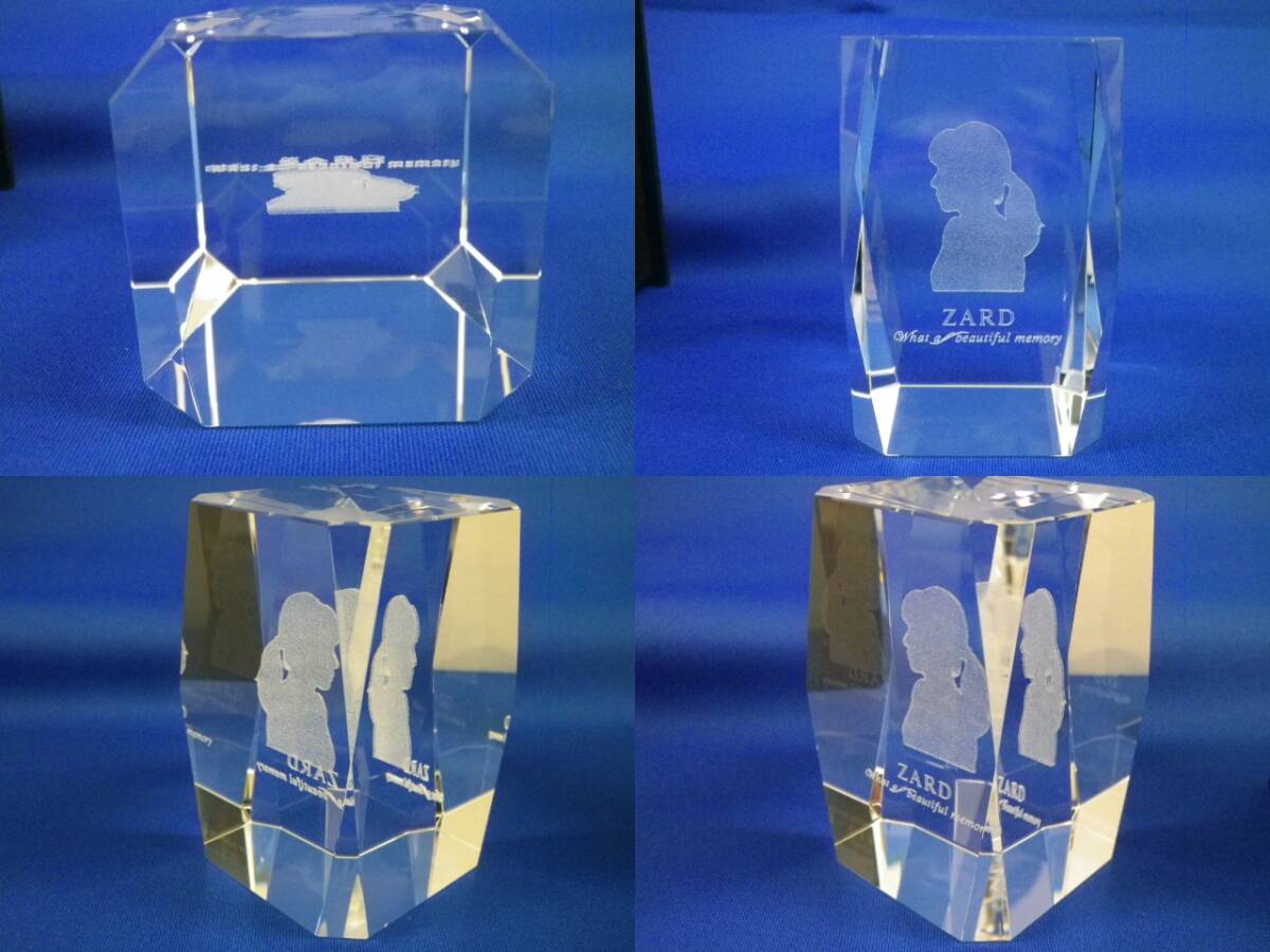 匿名配送 ZARD クリスタルペーパーウエイト What a beautiful memory