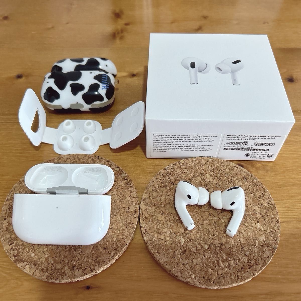AirPods Pro 第一世代 箱付き ケーブルなし 中古 ケース付き AirPods