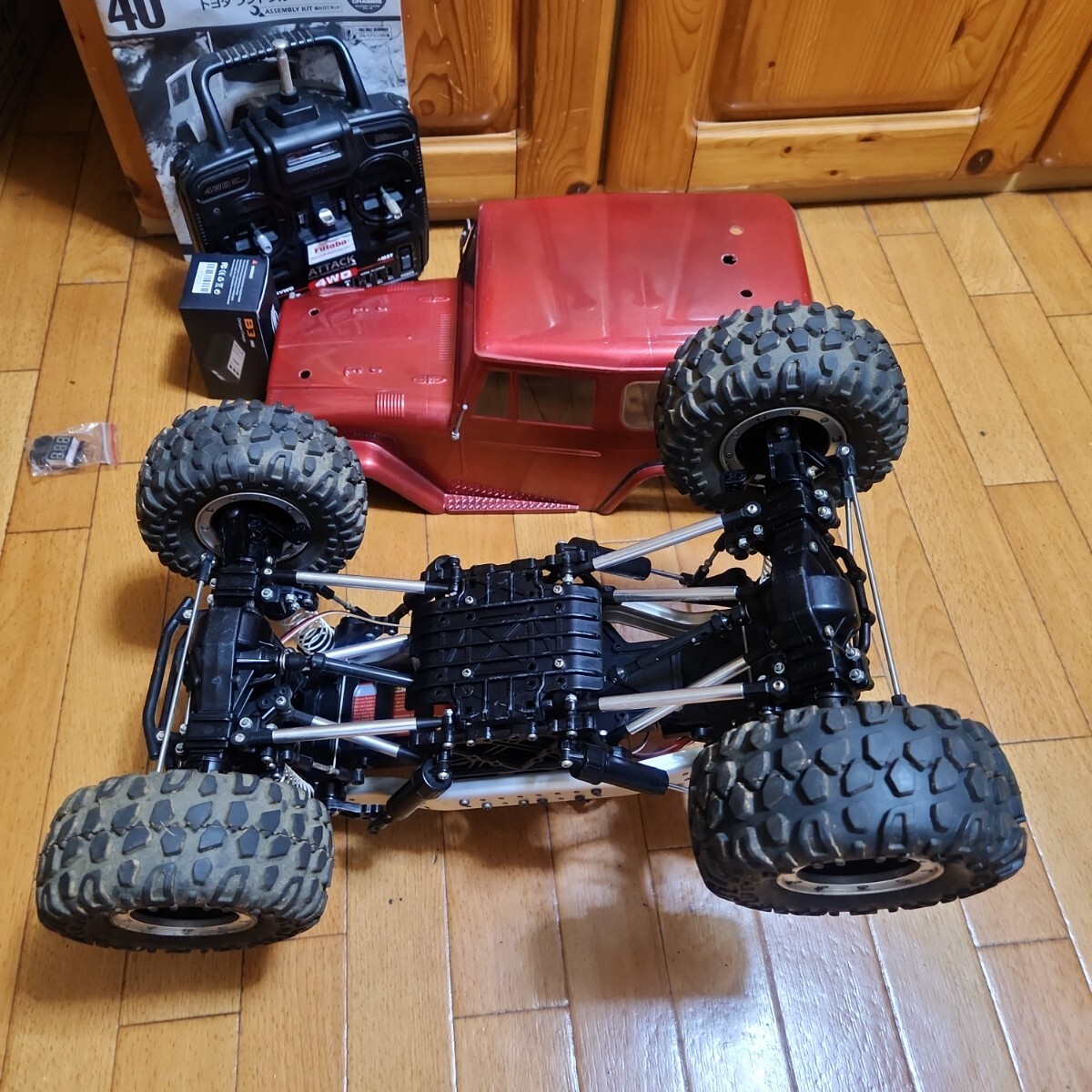 タミヤ CR-01 フルセット 炎 ランクル ラジコン cc-01cc-02 1/10RC