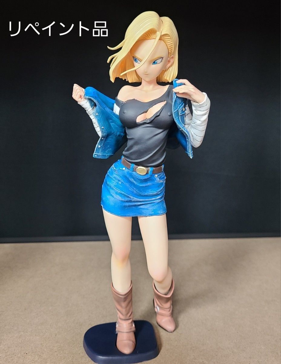 ドラゴンボールZ 人造人間 18号 リペイント フィギュア GLITTER