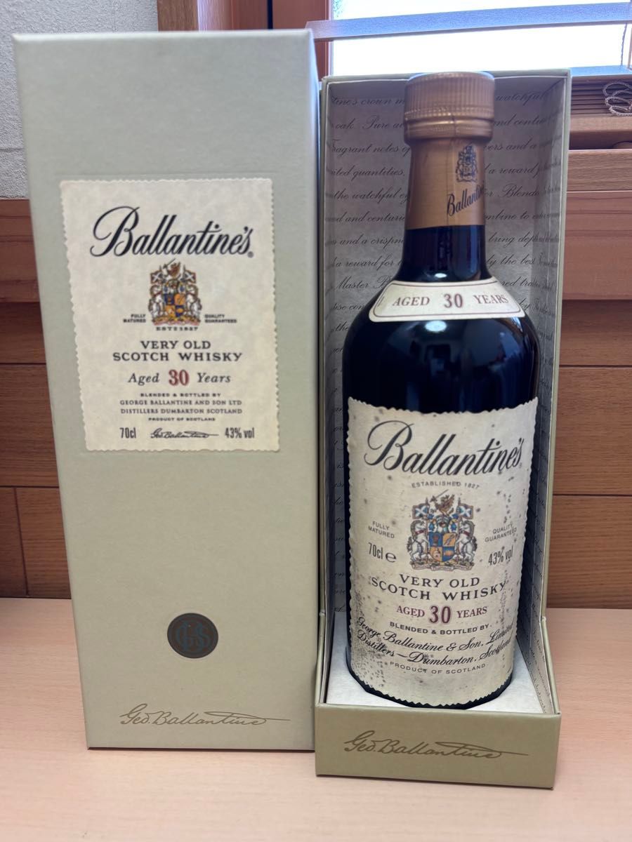 バランタイン30年 700ml 43度 オールドボトル 未開封品 古酒｜Yahoo