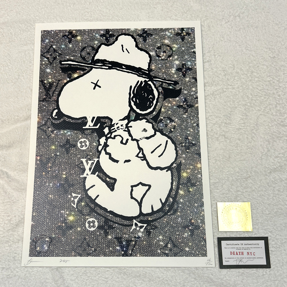 キャンバスアート DEATH NYC 世界限定 ポップアート 現代アート 118