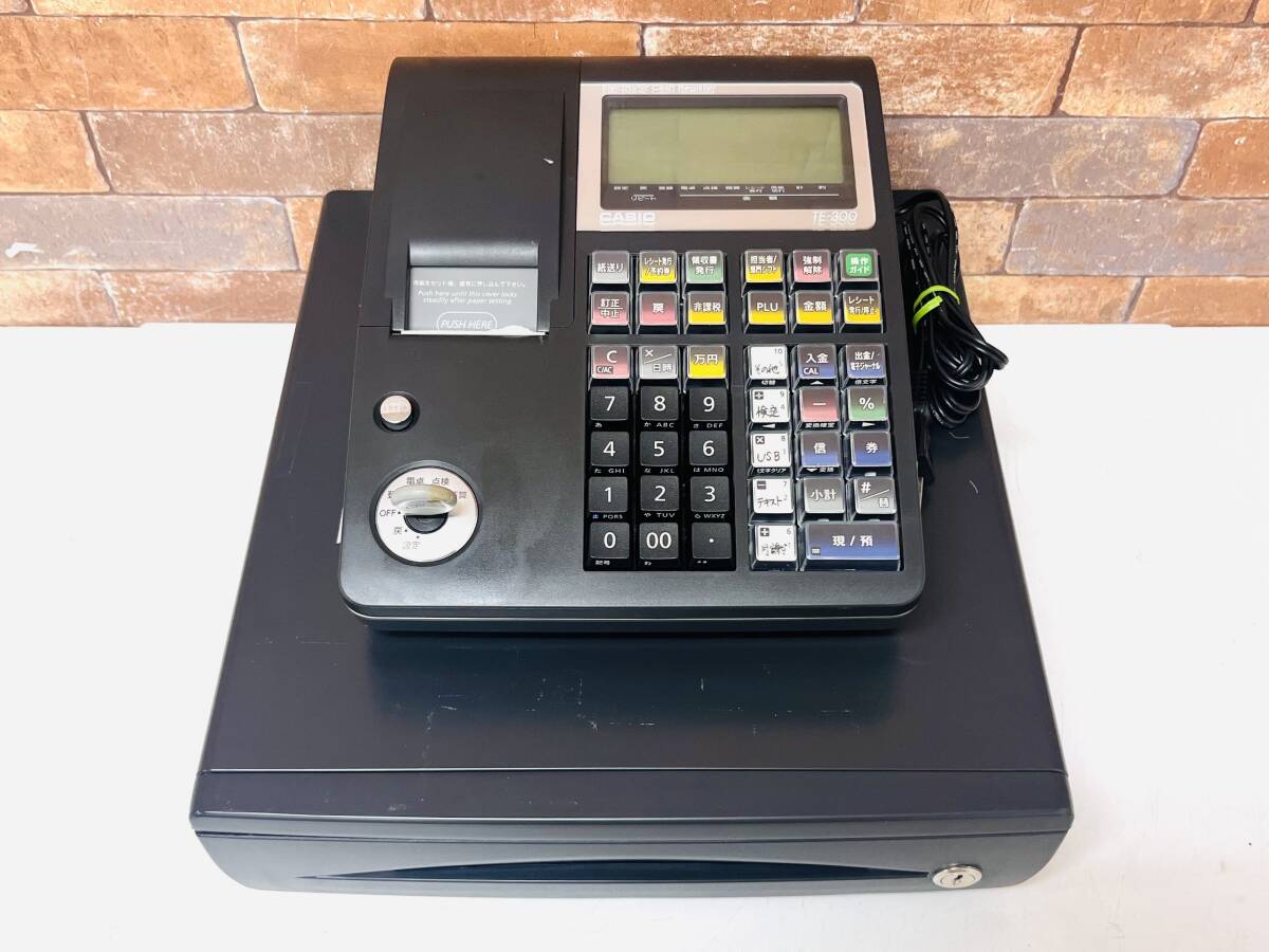 CASIO TE-300 ブラック レジスター Amazon | カシオ レジスター 10部門