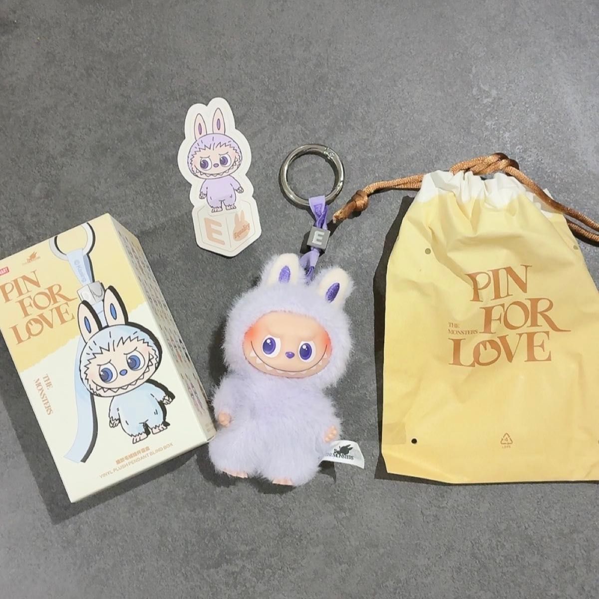 ラブブ PIN FOR LOVE イニシャル E PIN FOR LOVE 【E】 ラブブ