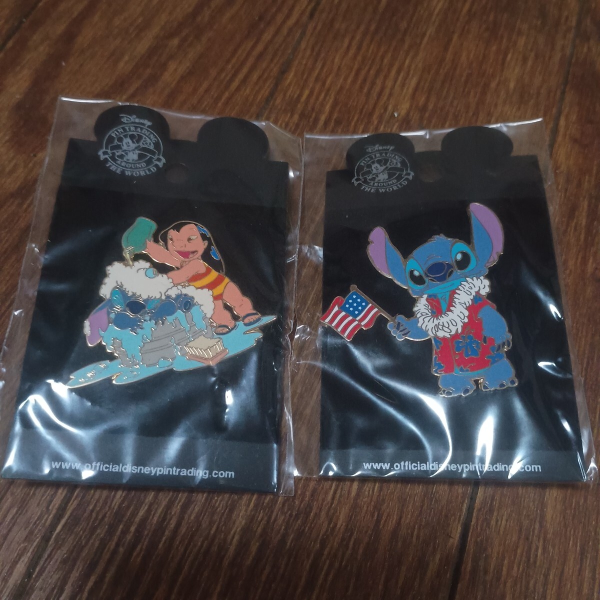 ディズニー Disney Lilo＆Stitch リロ＆スティッチ ピンバッジセット