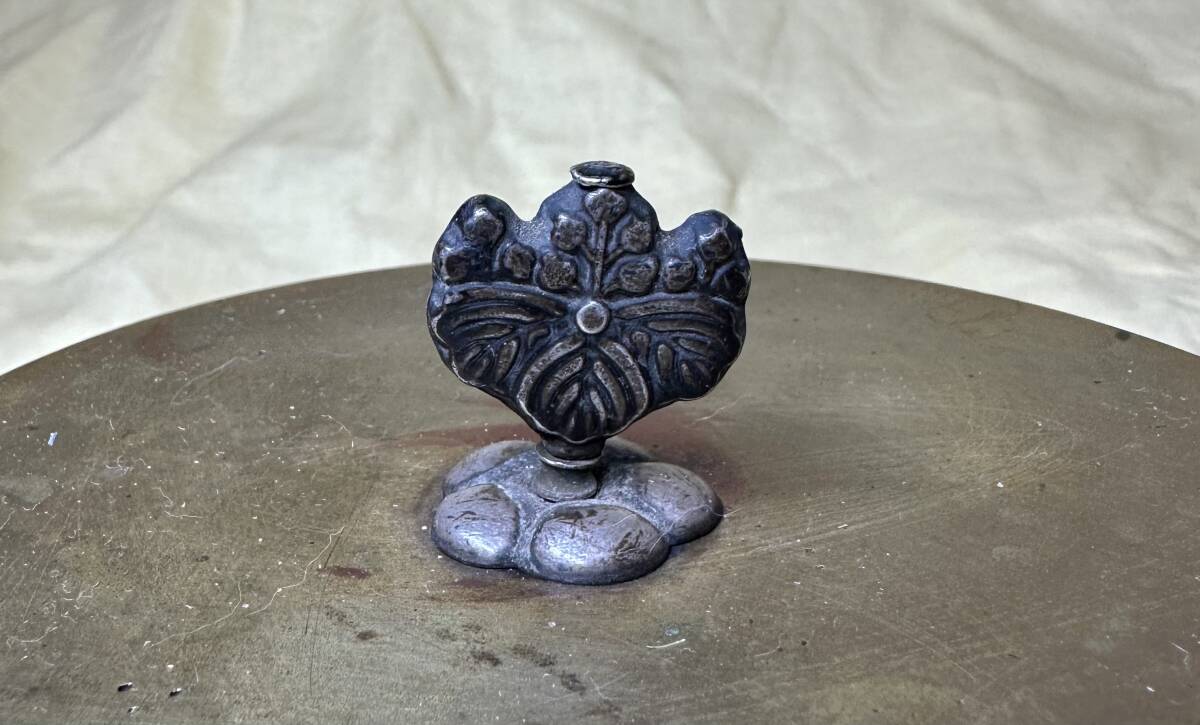 大正鉄瓶・南部「厳鷲堂」鉄瓶・銅蓋・銀摘み・銀篏注ぎ口 最高 南部