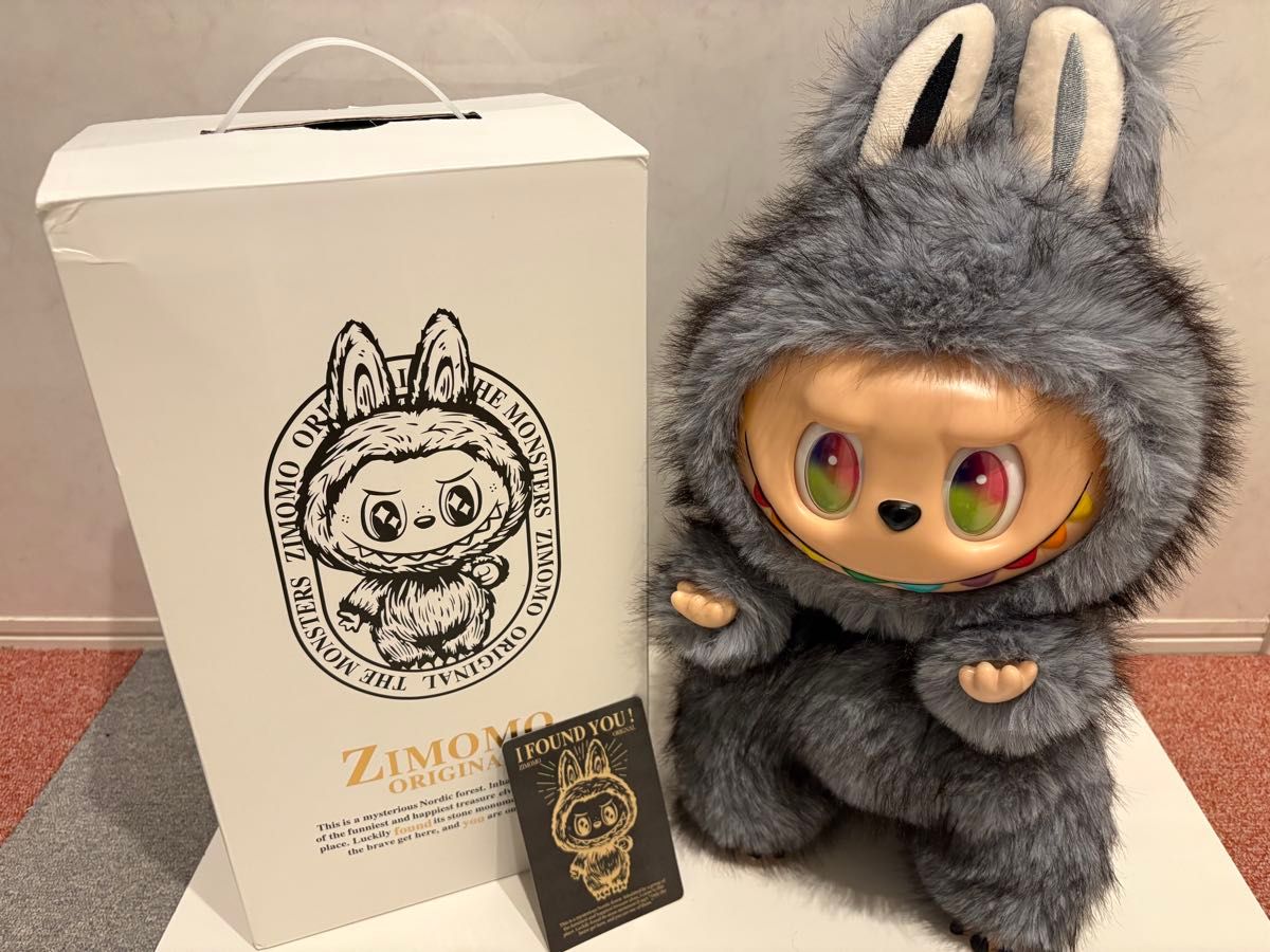 海外限定 オリジナル】新品 ジモモ BIGサイズ ラブブ ぬいぐるみ 38cm