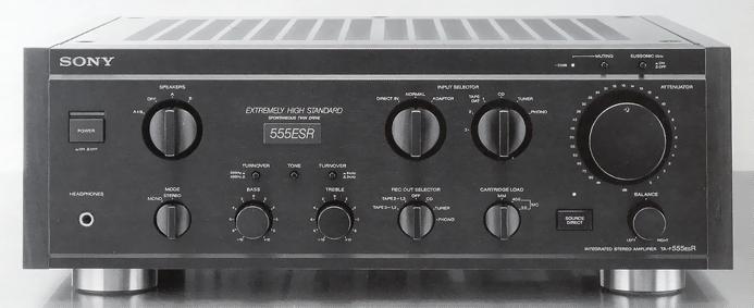 SONY 555ESR アンプ Specifications of SONY TA-F555ESR Sony