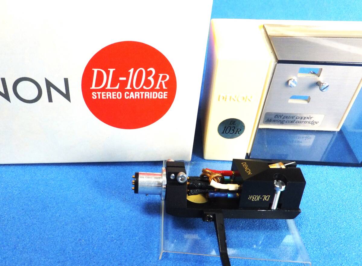 DENON DL-103R カートリッジ SONY ヘッドシェル 中古品 DENON DL-103R