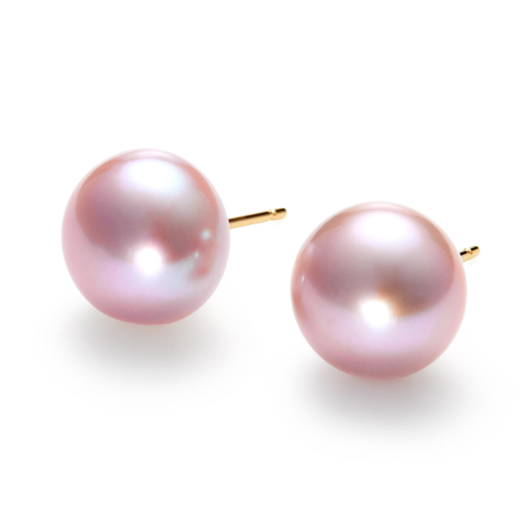 店舗限定】淡水真珠 K18 ピアス(両耳)・コロン