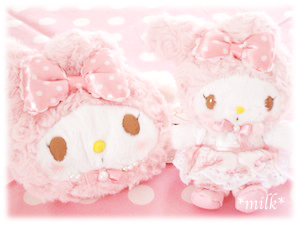 スイートラブリーマイメロディ パスケース＆マスコット - ＊めろめろ