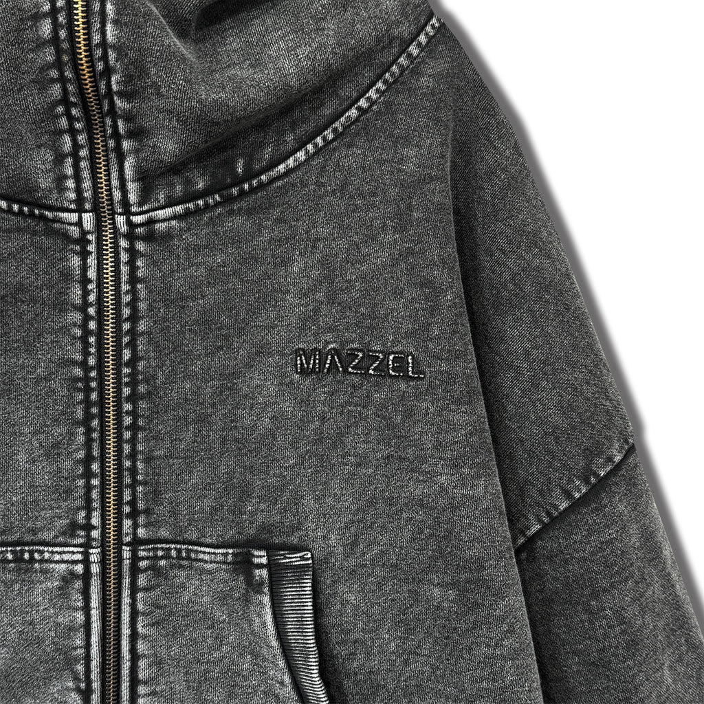 MAZZEL ジップアップパーカー Mサイズ MAZZEL ジップアップパーカー M