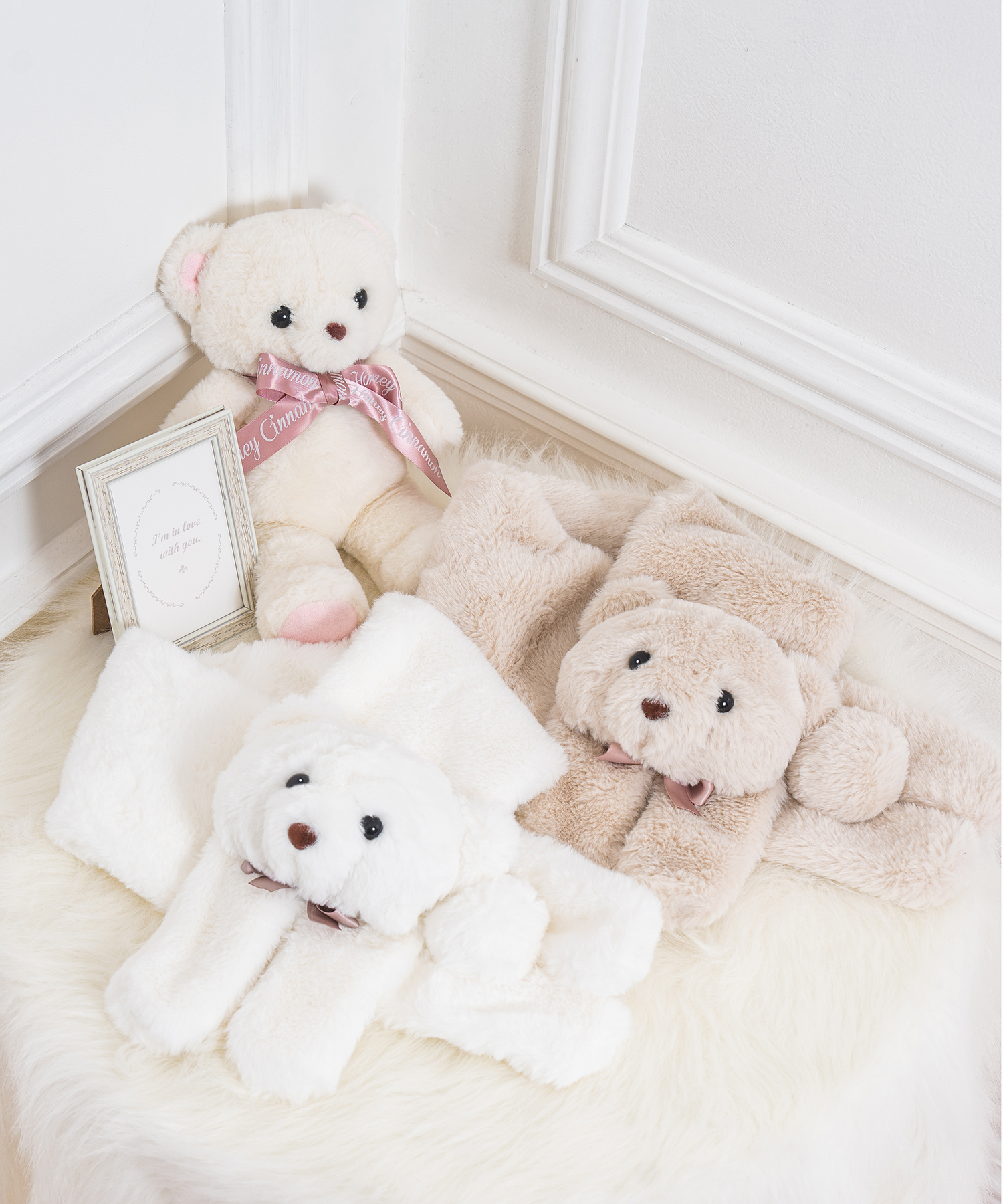 Honey Cinnamon ハニーちゃん マフラー ピンク Honey Cinnamon ハニー