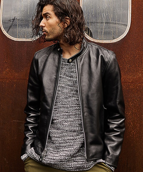 定価4万⭐︎RattleTrap 本革 シングル ライダースL ラムレザー ラムレザーシングルライダース｜メンズファッション通販 MEN'S BIGI