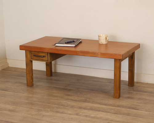 1042 ビンテージ ロータイプの片袖机 文机 陳列台 デスク テーブル