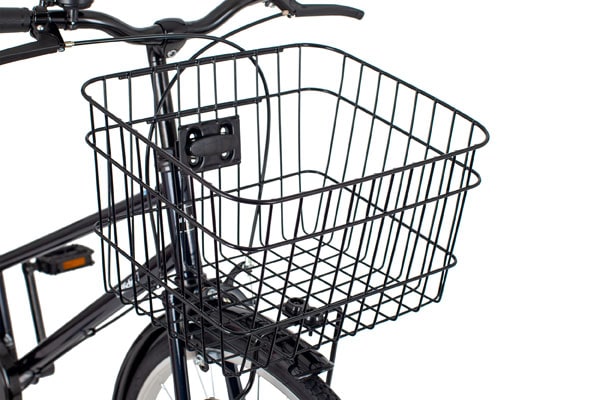 引き取り限定)シルバー シティサイクル 前面バスケット付き