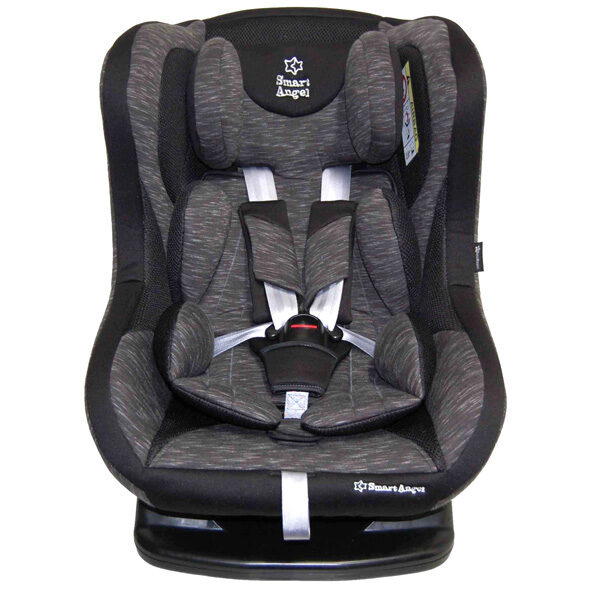 Smart Angel 新生児 シートベルト固定式 チャイルドシート グレー B