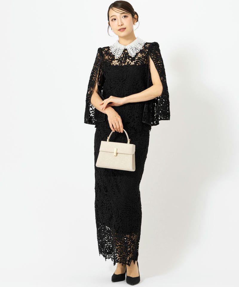 CELFORD セルフォード レースブラウスセットマーメイドドレス ブラック