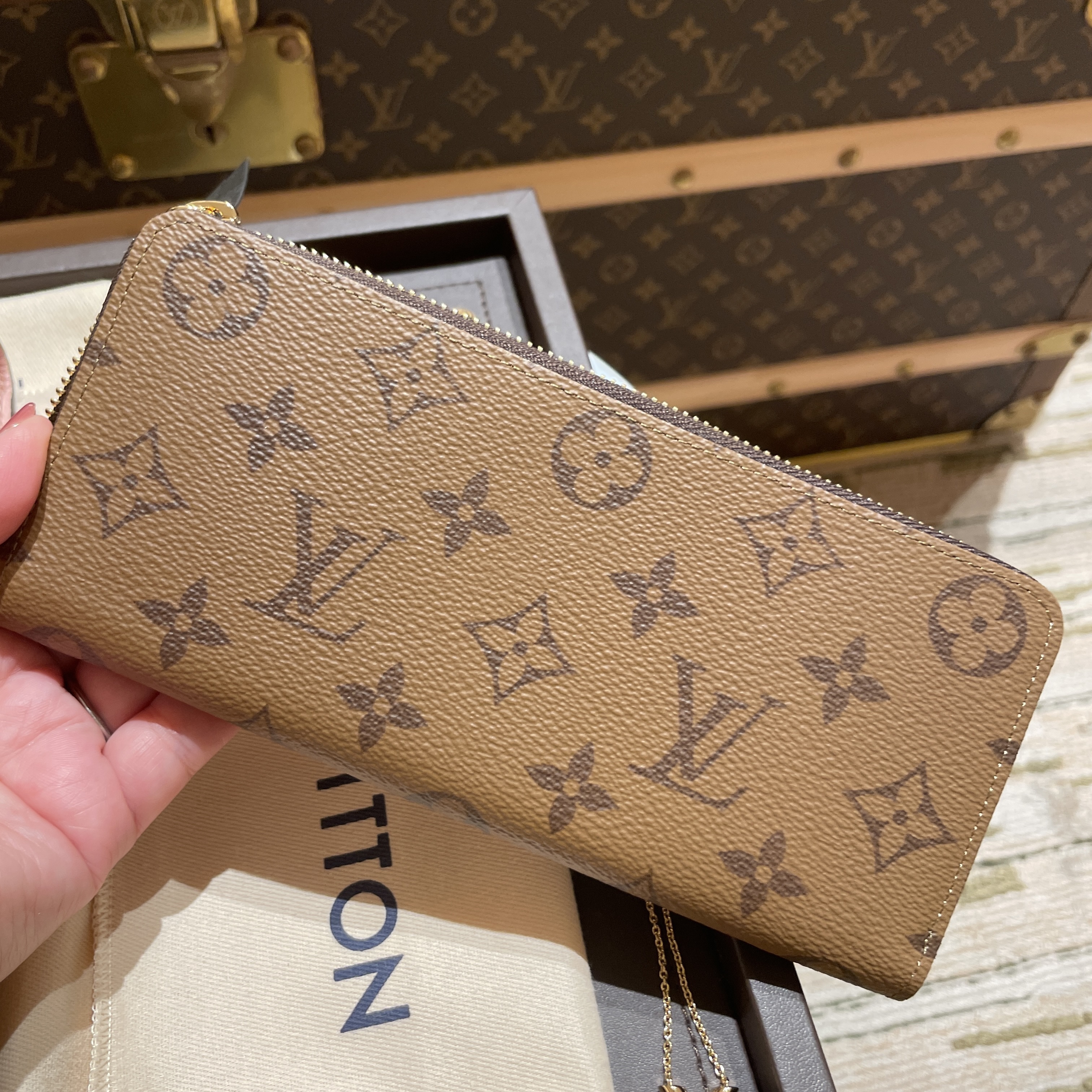 LV】Clemence wallet モノグラム リバース (Louis Vuitton/長財布