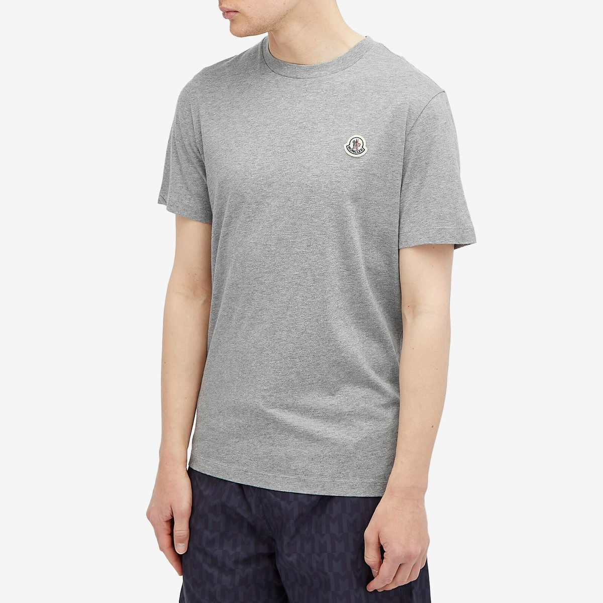 Moncler Men's Logo T-Shirt - 3-Pack in Black/White/Grey Moncler