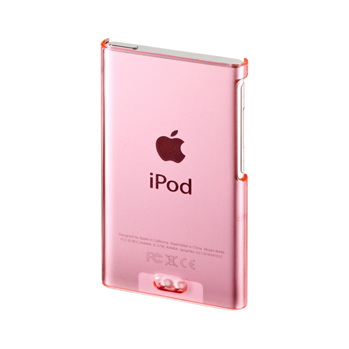 サンワサプライ】クリアハードケース（iPod nano 第7世代用・ピンク