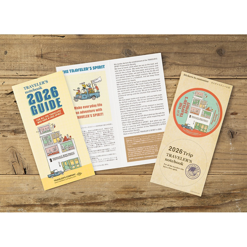 2026年1月始まり】 トラベラーズカンパニー トラベラーズノート 月間