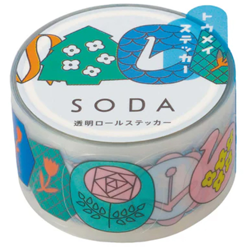 キングジム（KING JIM） ソーダ（SODA） 透明マスキングテープ CMTS20