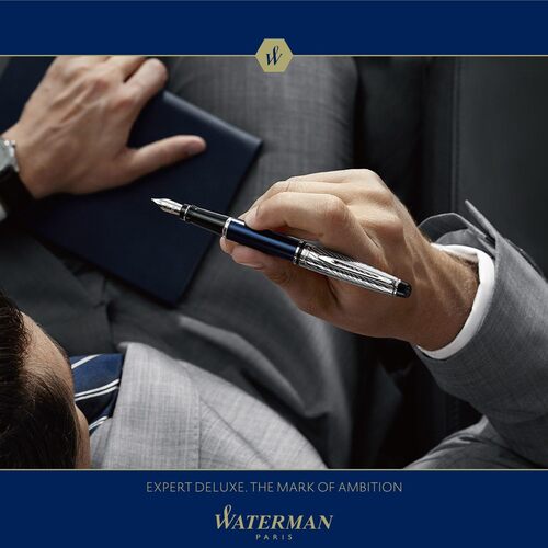 ウォーターマン（WATERMAN） エキスパート デラックス 万年筆 F（細字