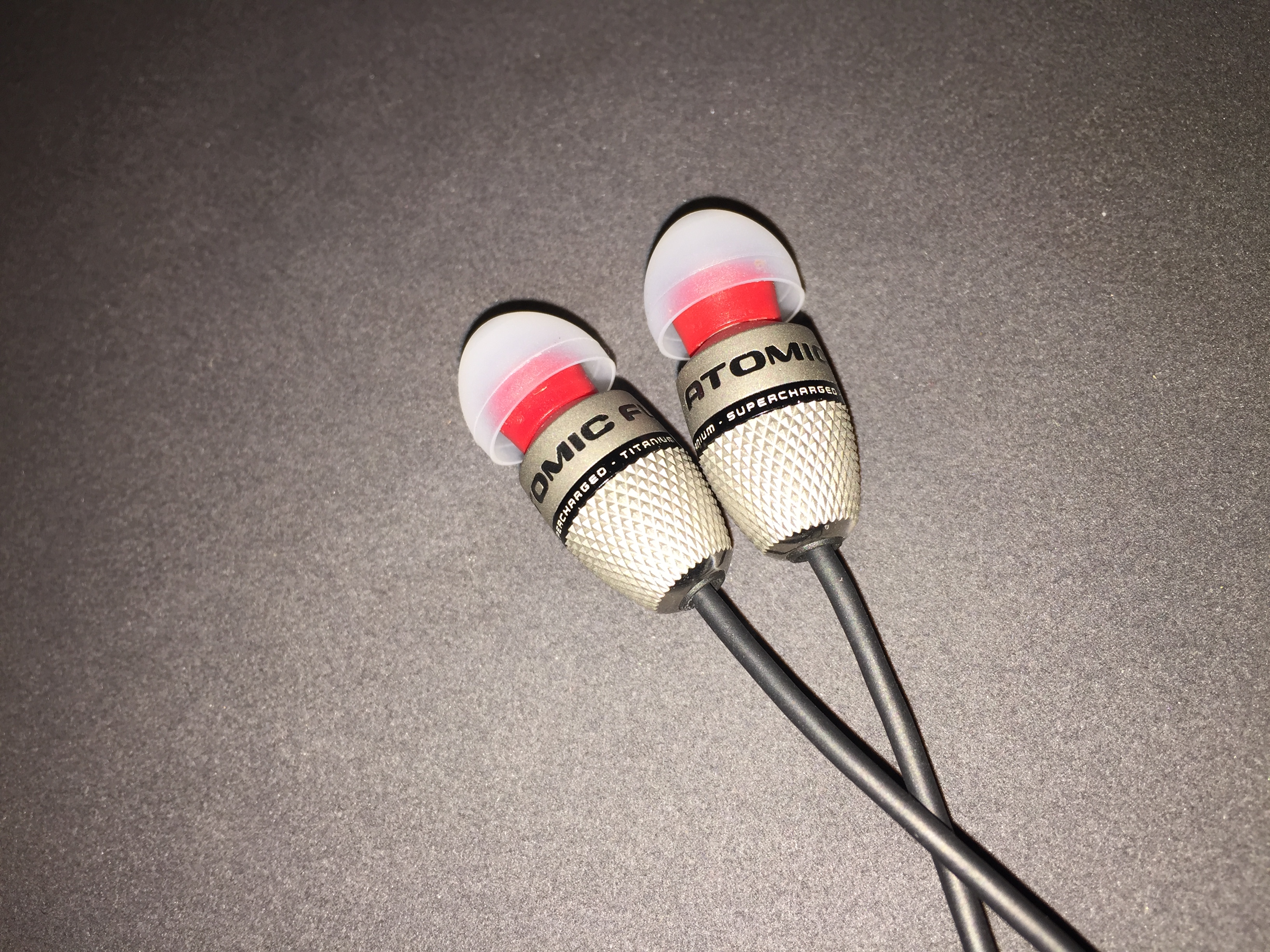 Atomic Floyd SuperDarts Titanium +Remote Noise Isolating Hi-Res In