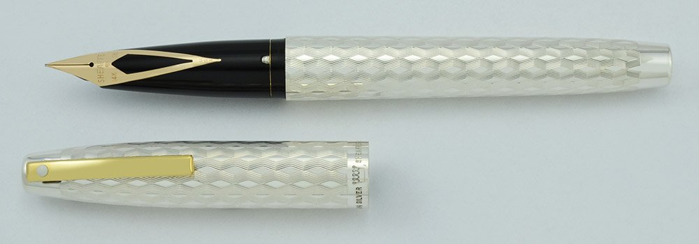 Sheaffer IMPERIAL 834 Fountain Pen - Sterling Marquetry Design